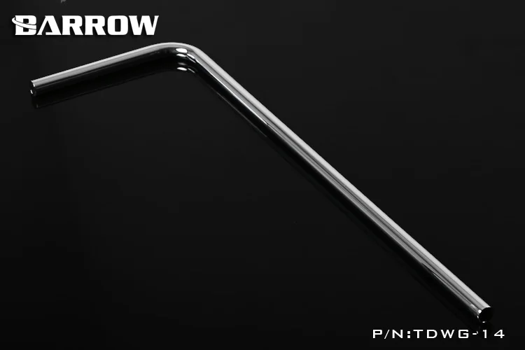 Barrow Verchromt Ellenbogen Kupfer Starren Rohr 14MM TDWG-14