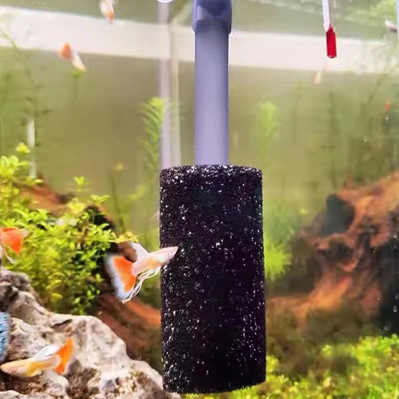 10pcs Aquarium Biochemical Filter Sponge Fish Tank Inlet Water Pre-Filter Sponge Cartridge Replacement Filter