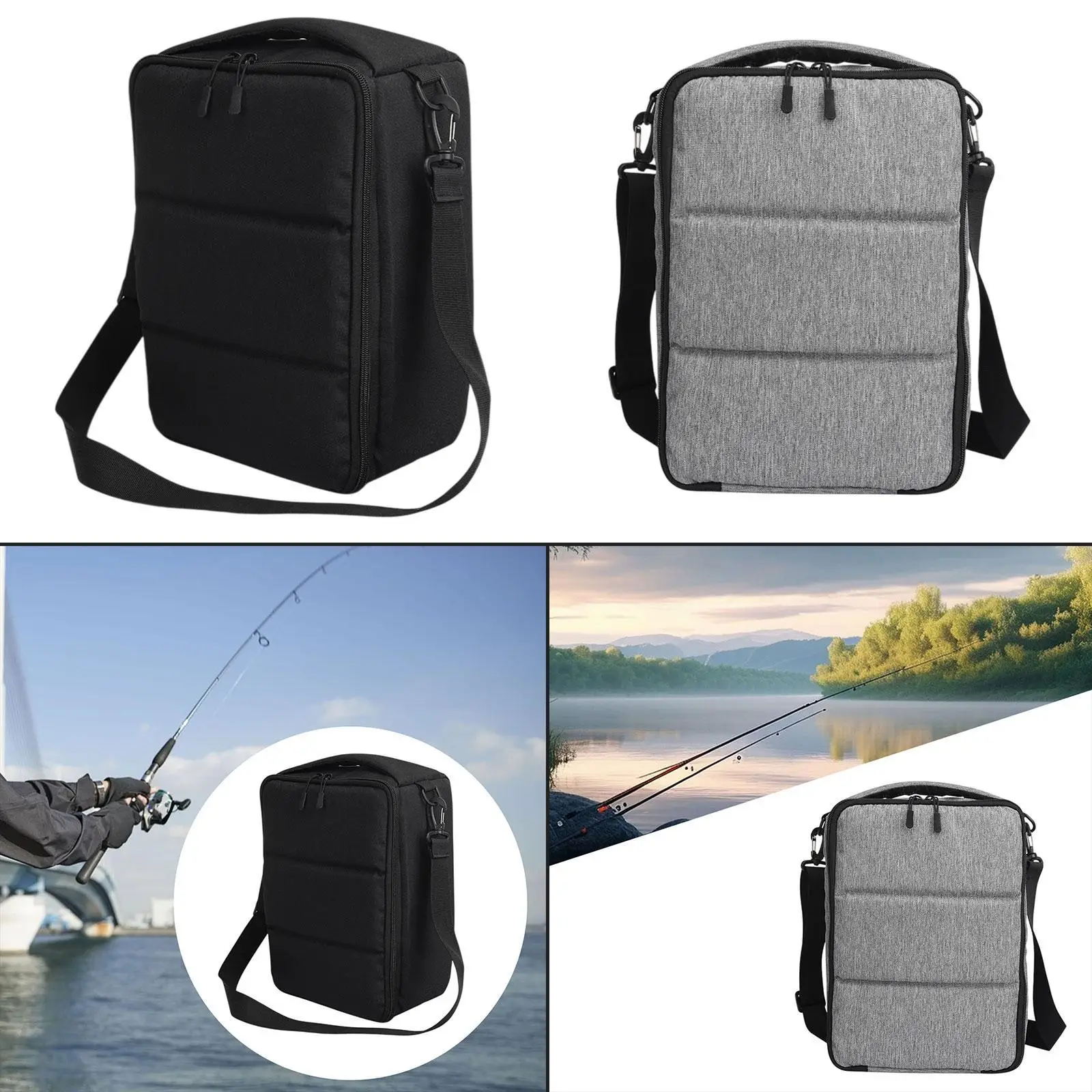 

Сумка для рыболовной катушки Водонепроницаемая сумка через плечо с катушками для барабанного плота
