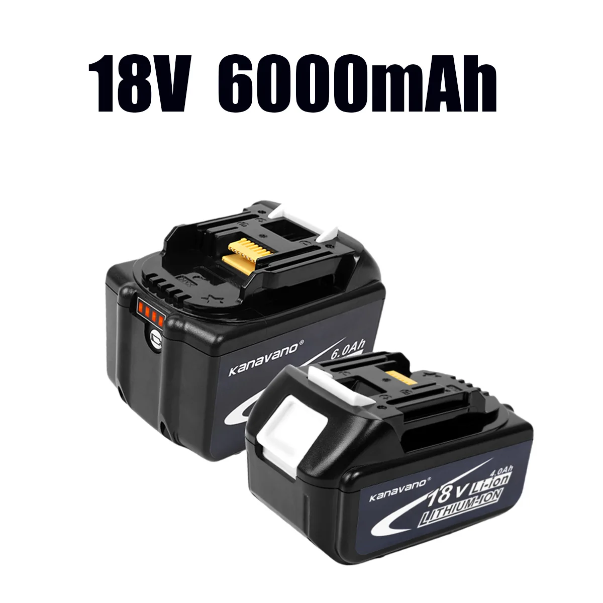 

Suitable for 18V Makita electric tools rechargeable lithium-ion battery 3Ah 6Ah 9Ah12Ah BL1860B BL1850 BL1830 BL18 BL1860