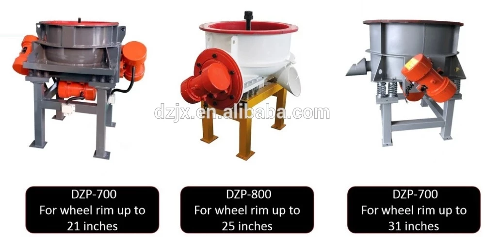 Alloy Wheel Rim Vibrating Wheels Polishing Sizing Machine Tumbler Polishing Machine Wheel Polishing Machine Vibrator Polisher