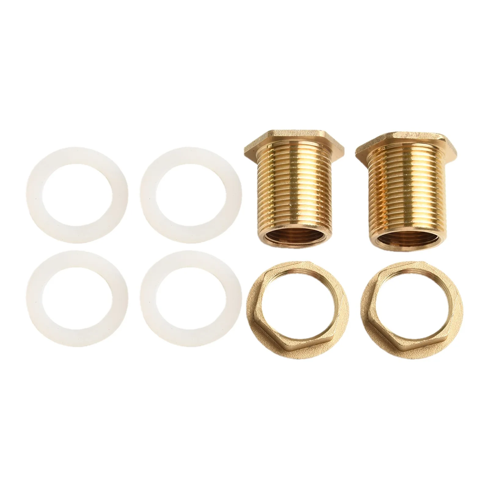 Adaptateurs réducteurs hexagonaux pour eau et réservoir, Construction en laiton, connexion anti-fuite, Compatible avec divers systèmes de plomberie