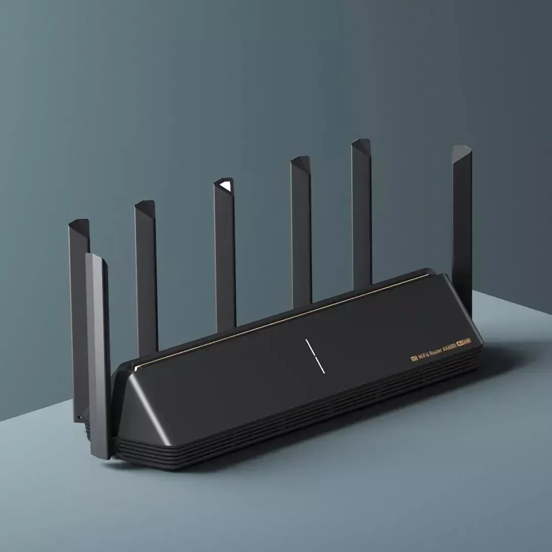 Xiaomi-Routeur Wi-Fi 6 5 GHz AX6000, 2.5 Mb/s, Qualcomm, AIoT, Gigabit, pour la sécurité, avec signal externe, version chinoise d'occasion