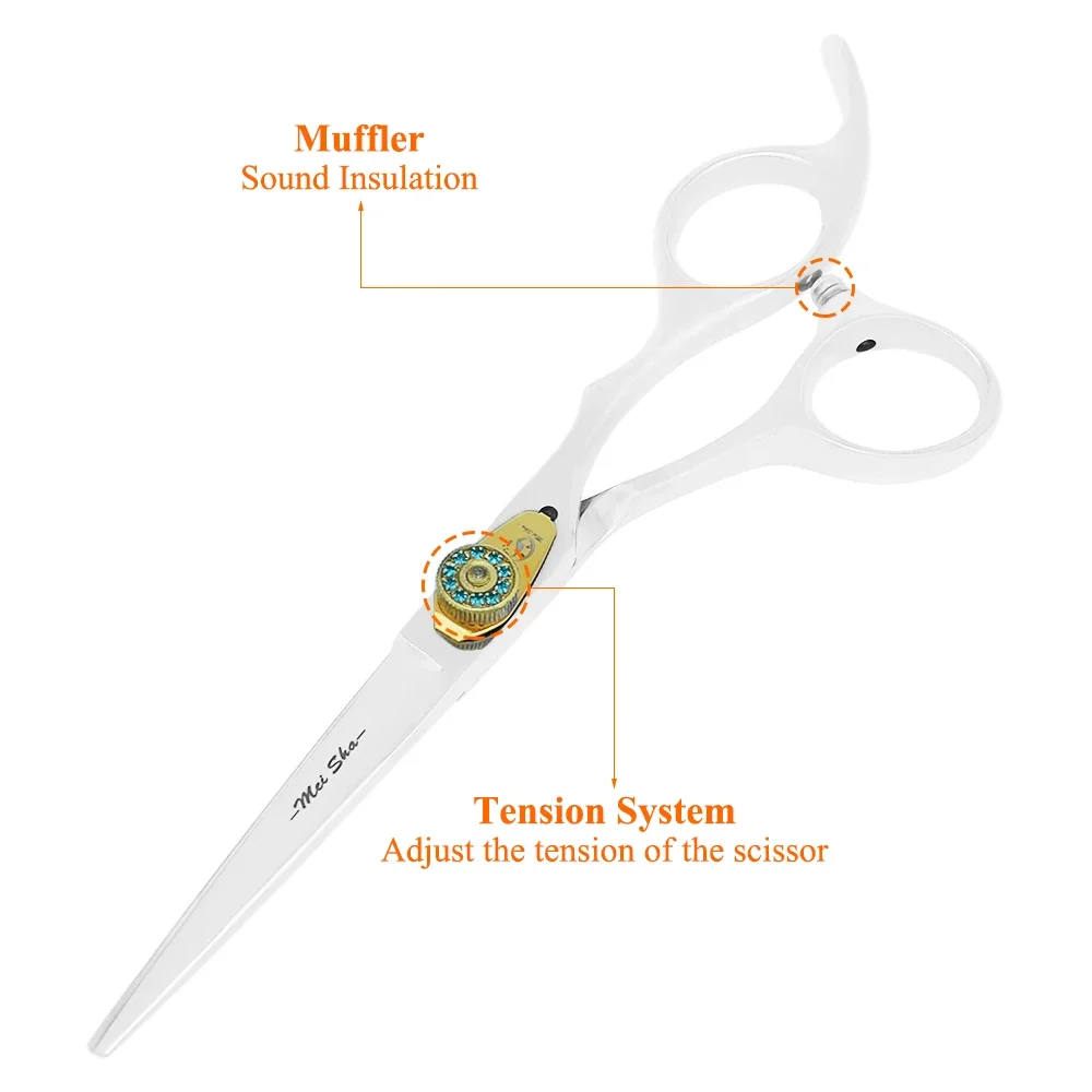 6,0 Zoll professionelle Friseurschere, Effilierschere, Haarschneideschere, Friseur- und Schönheitsschere JP440C A0087A – Detail 3