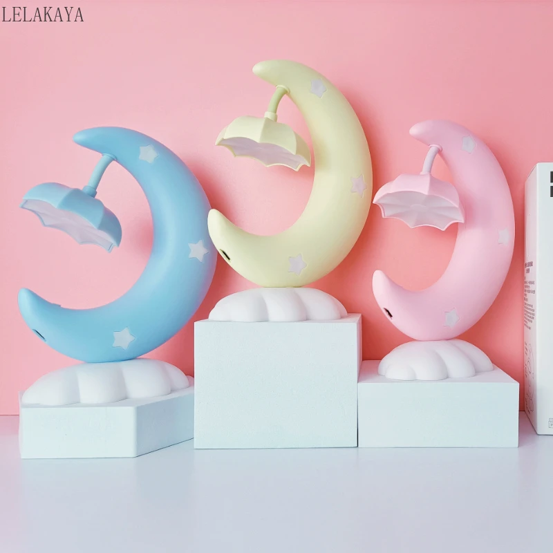 

Креативный светодиодный ночник в виде Луны для детской комнаты, лампа с USB-зарядкой, ночсветильник 7 цветов, милый декоративный ночсветильник, подарок для детей