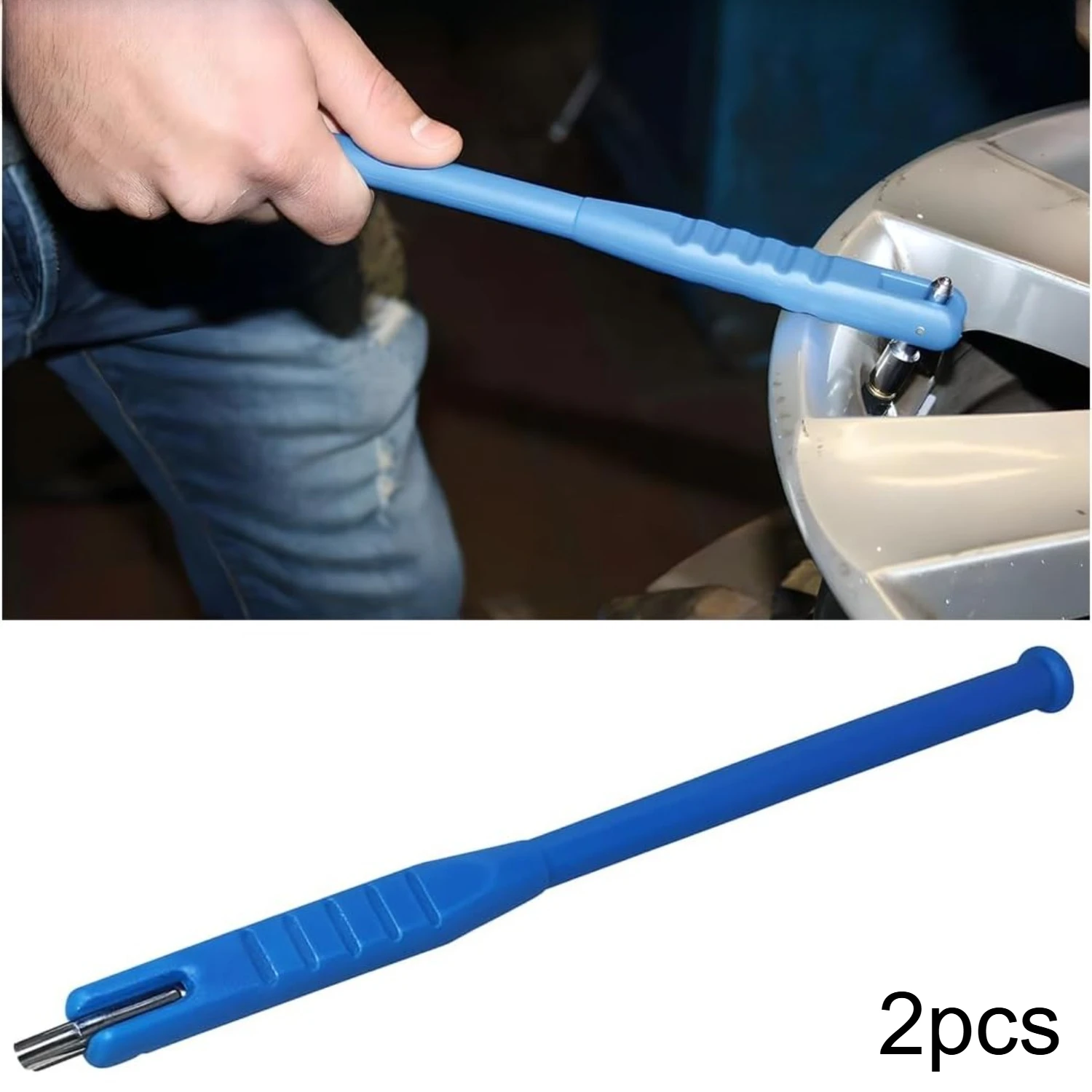 

Набор для ремонта шин (2 шт.): съемник ступиц колес и инструмент для установки вентилей для обслуживания бескамерных шин легковых и грузовых автомобилей