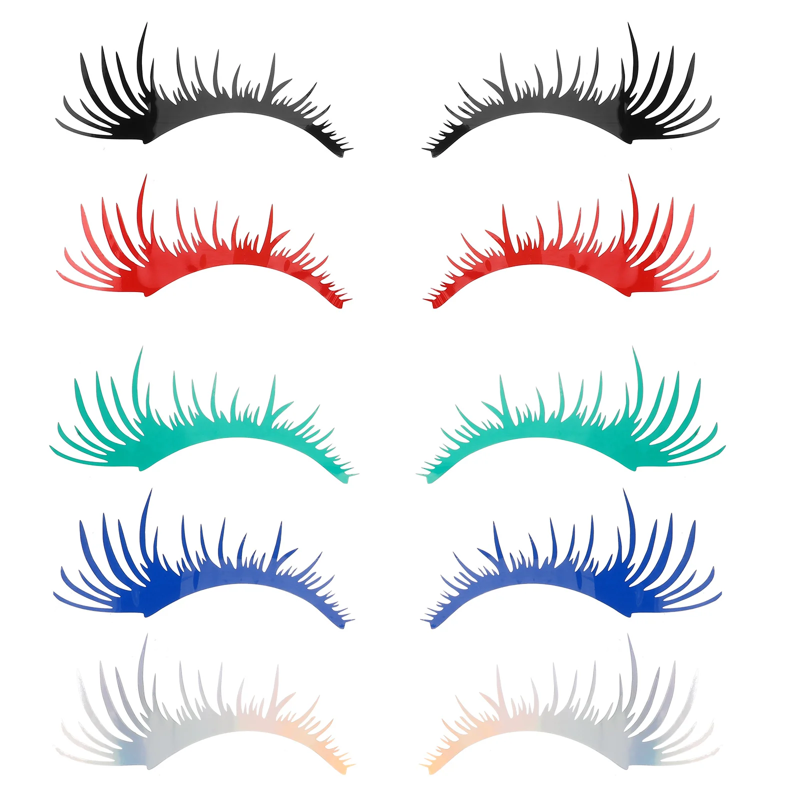 

5Pairs Reflective Headlight Eyelashes for Cars Easy Install Waterproof Durable Scratch Proof Decals Headlight Decal Stickers