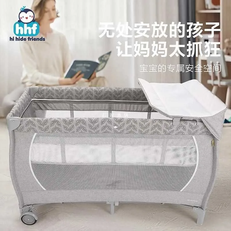 

Multi-functional foldable infant bed removable portable neonatal play bed nursing urine change