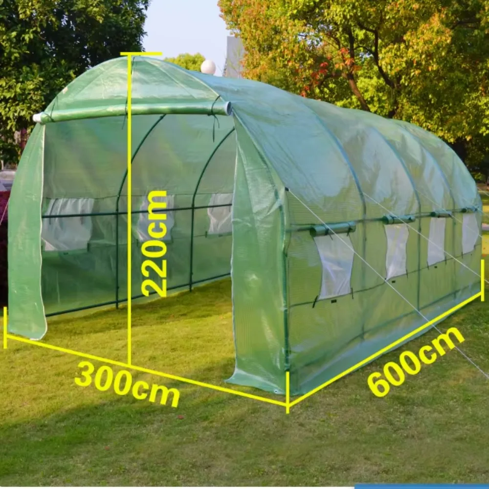 1pcs Outdoor 600x300x220CM Garden Vegetable Insect Net Cover Greenhouse Plant Cover Freeze Protection Not Include Frame