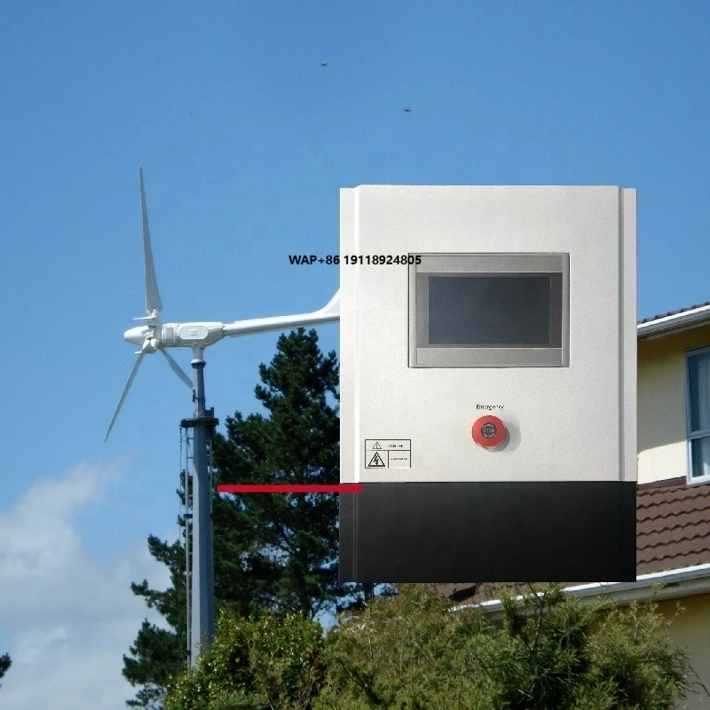 Solar Wind Hybrid System on Grid off Grid Hybrid  10Kw 20Kw 30Kw Hybrid Solar and Wind Power System Battery for Domestic Use