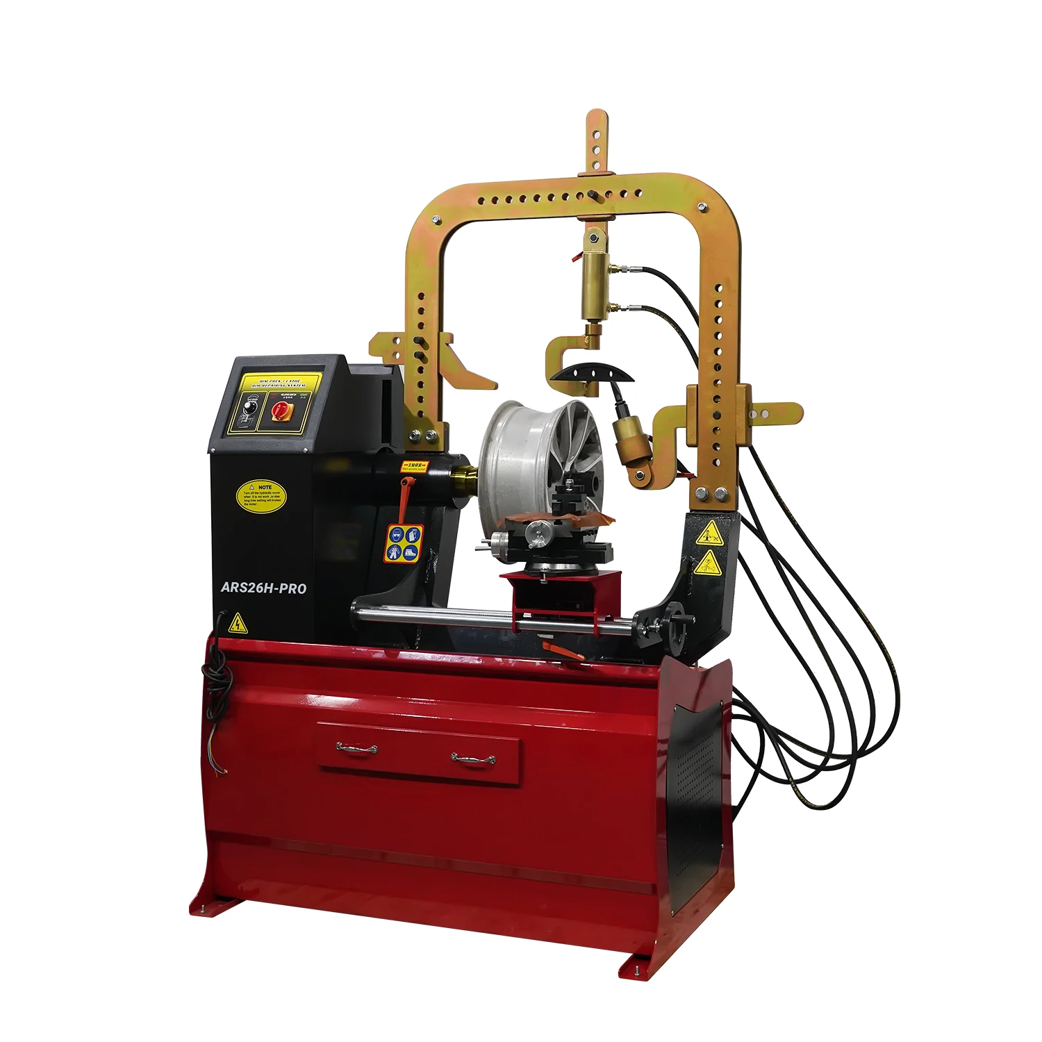 Hydraulic Rim Straightening Machine for Alloy Wheel Repair and Rim Bending Correction ARS26H-PRO