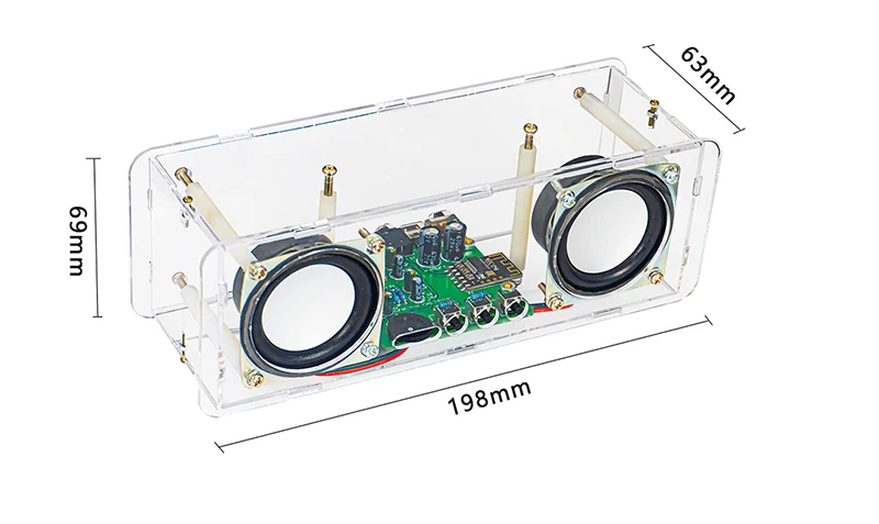自作Bluetooth スピーカー DIY-Bluetoothスピーカーキット,2x3W,電子機器,はんだ付けプロジェクト