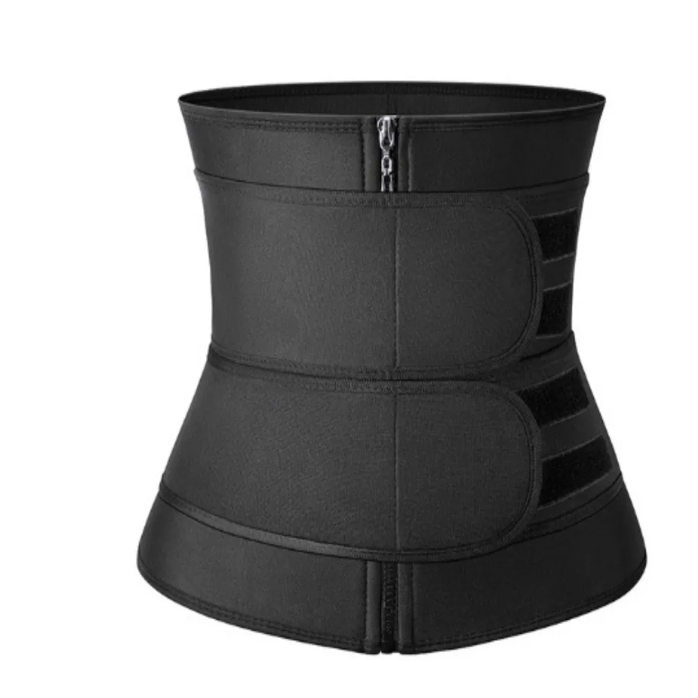 

Abdomen Slimming Body Shaper Multiple Sizes Zipper Waist Trainer Corset Solid Color Tummy Control Fitness Compression Shapewear