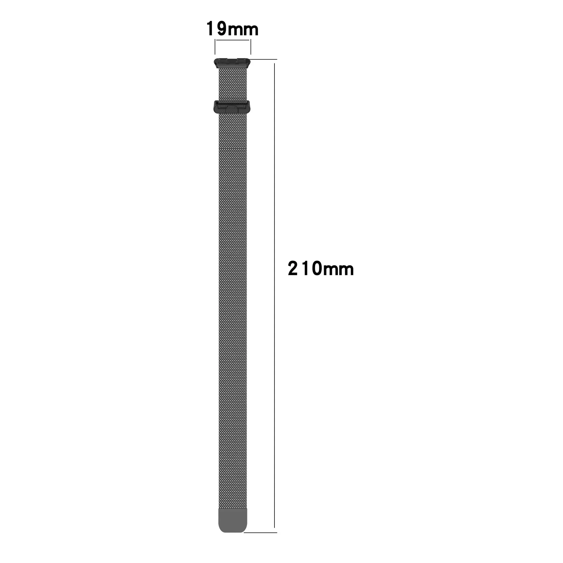 Mewhot Milanaise-Armband für Huawei Band 10 9 8 Smartwatch Magnetisches Armband Metall Edelstahl-Armband für Huawei Band10 9 8 – Detail 4