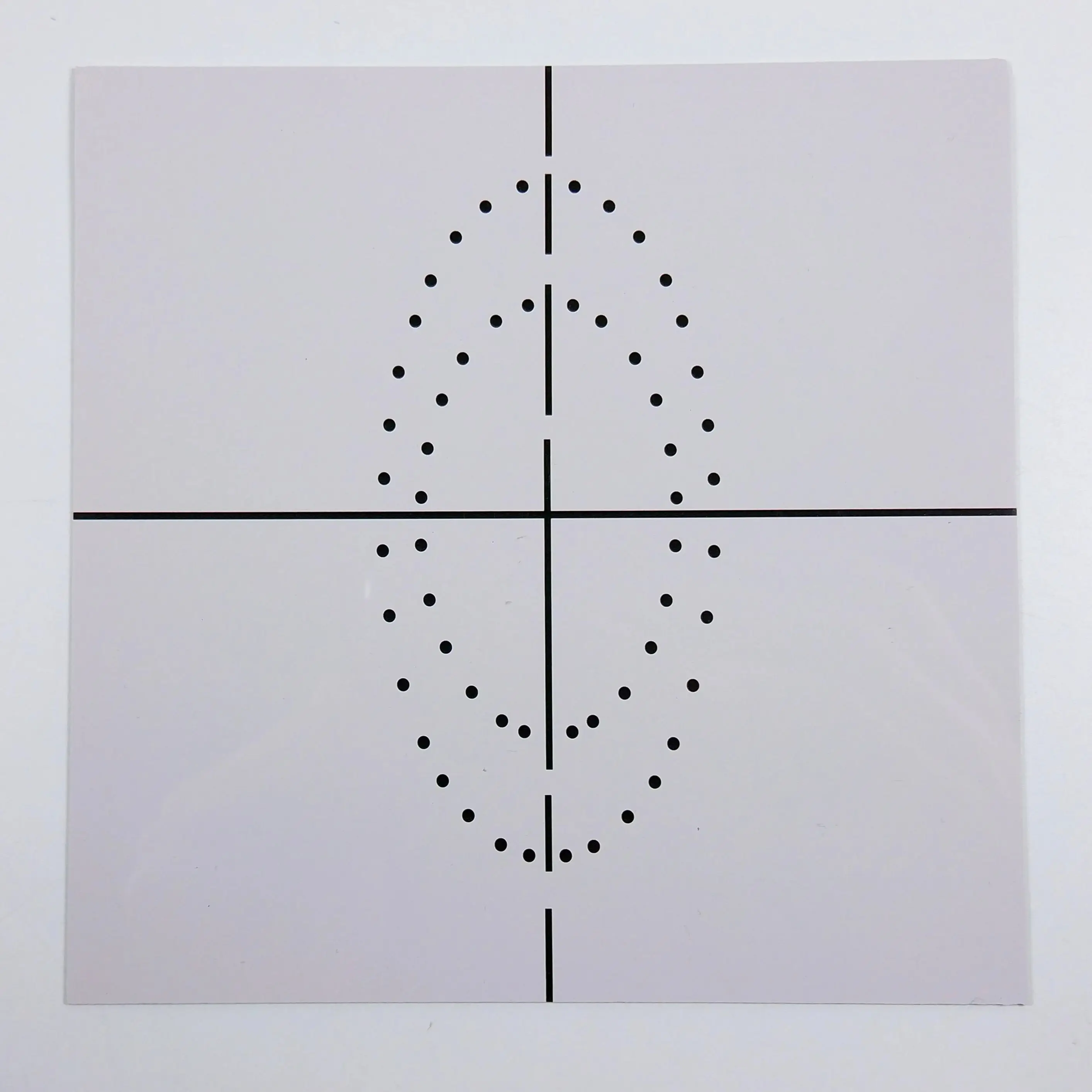 

1Pc Dental Instruments Rubber Dam Sheets Template Positioning Plate Punch Hole Plier Forceps Guide Board