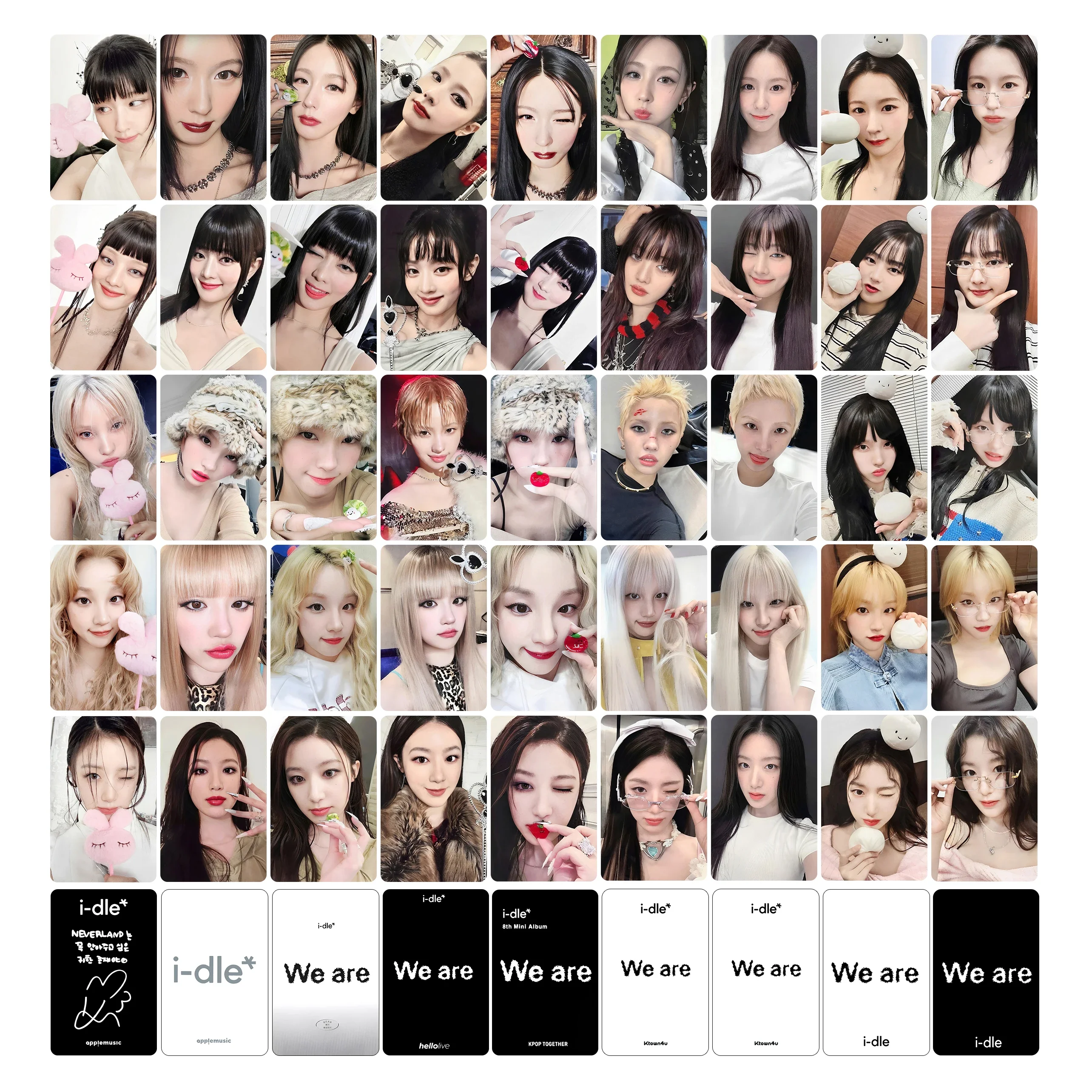 Kpop Collection Card Album Photo Card Lomo Card Idol Fan Collectible Portrait Card Present