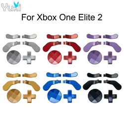 YuXi For Xbox One Elite Series 2 Controller Metal D-Pad Trigger Locks Handle Paddles Replacement Thumbstick Accessories