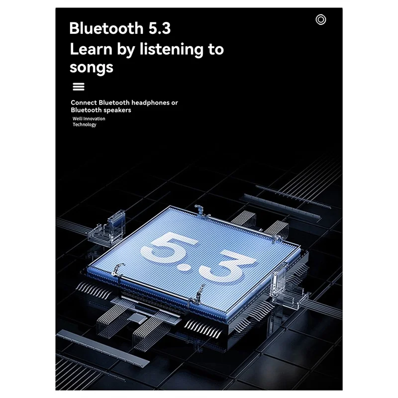 B04B-Bluetooth Digital Touch 2.8-Inch E-Book Reader Ink Screen Dictionary Portable MP3 Player Music Player Radio Car