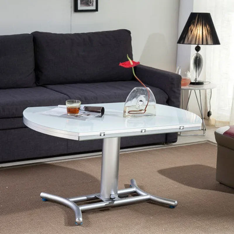 The lifting coffee table and dining table are dual-purpose integrated small apartment types, multi-functional, and can be switch