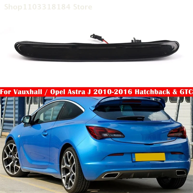 

Светодиодный третий стоп-сигнал высокого уровня для Vauxhall/Opel Astra J 5D Hatchback 09-2015, Astra J GTC OPC 2012-2018 13372164, черный