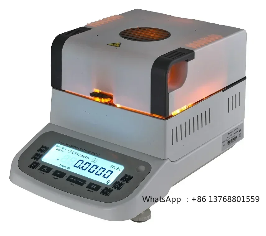 120g 0.1mg 1mg 5mg Moisture Tester Medical Grain Food Coffee Halogen Moisture Analyzer For Lab Starcraft