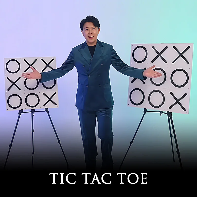 الدعائم السحرية النسخة الجديدة Tic-Tac-toe نبوءة تسعة شبكة مربع العقل لعبة Tic Tac تو الأداء التجاري الاجتماع السنوي