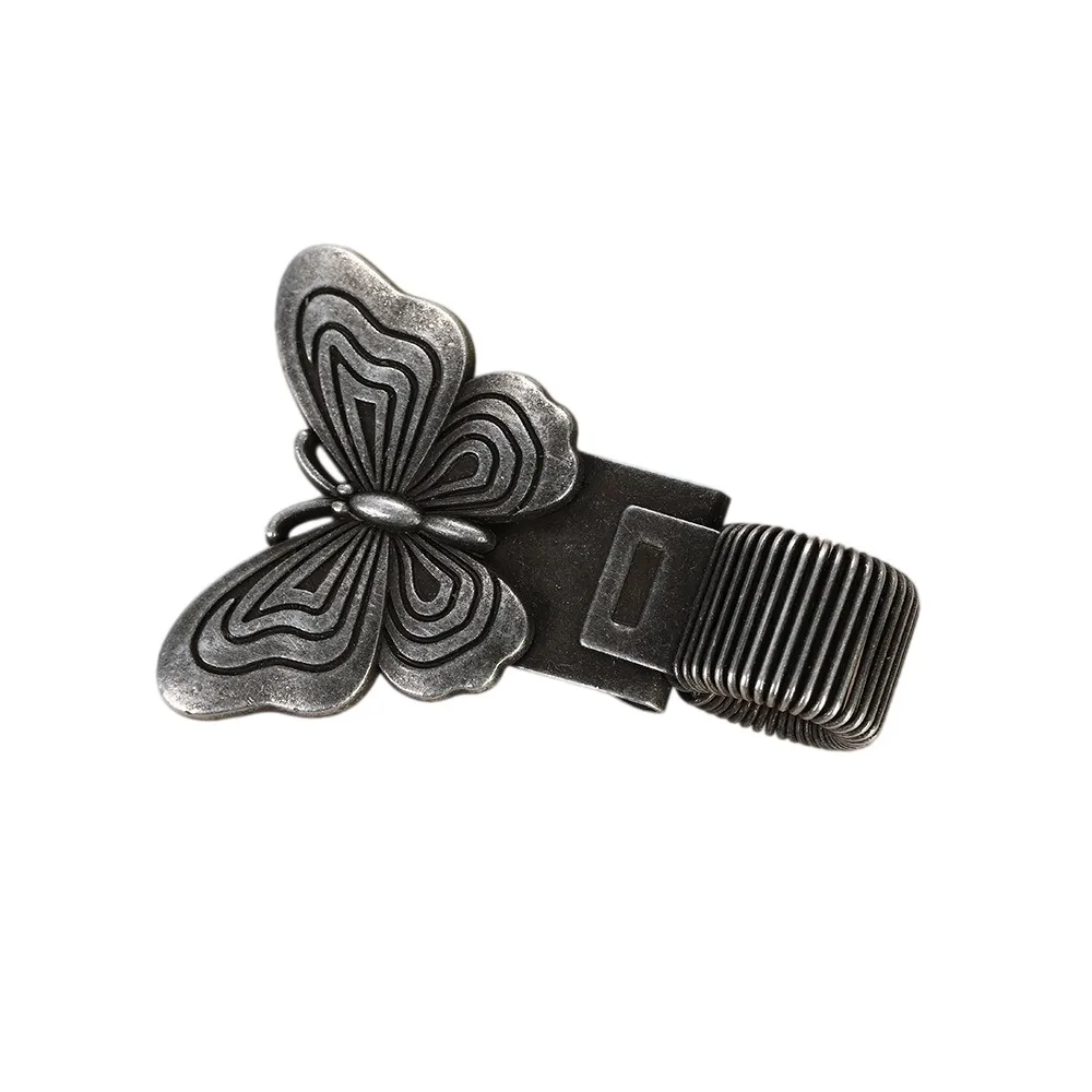 Creative Insect Series Pen Clip with Spring Metal Securely Holds Butterfly Rhinoceros Beetle Pen Clip Telescopic Spring