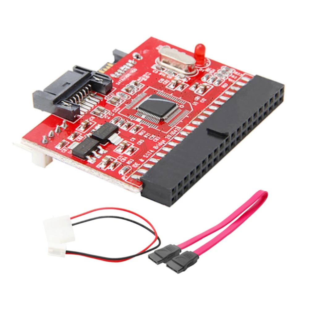 

IDE to SATA Converter SATA to IDE Adapter Bidirectional Conversion Card Computer Hard Disk Motherboard Conversion Card