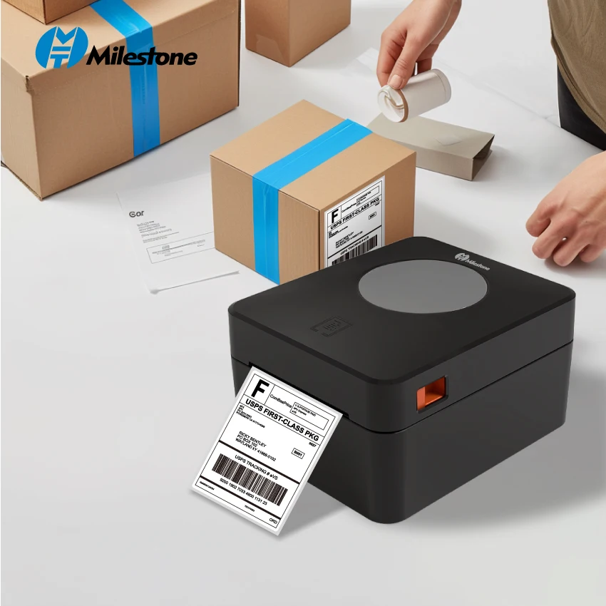 MilestoneThermal Label Printer, Pos-9250 Bill Of Lading Lista De Embalagem, Waybill Logistics Barcode Label, Adesivo Impresora