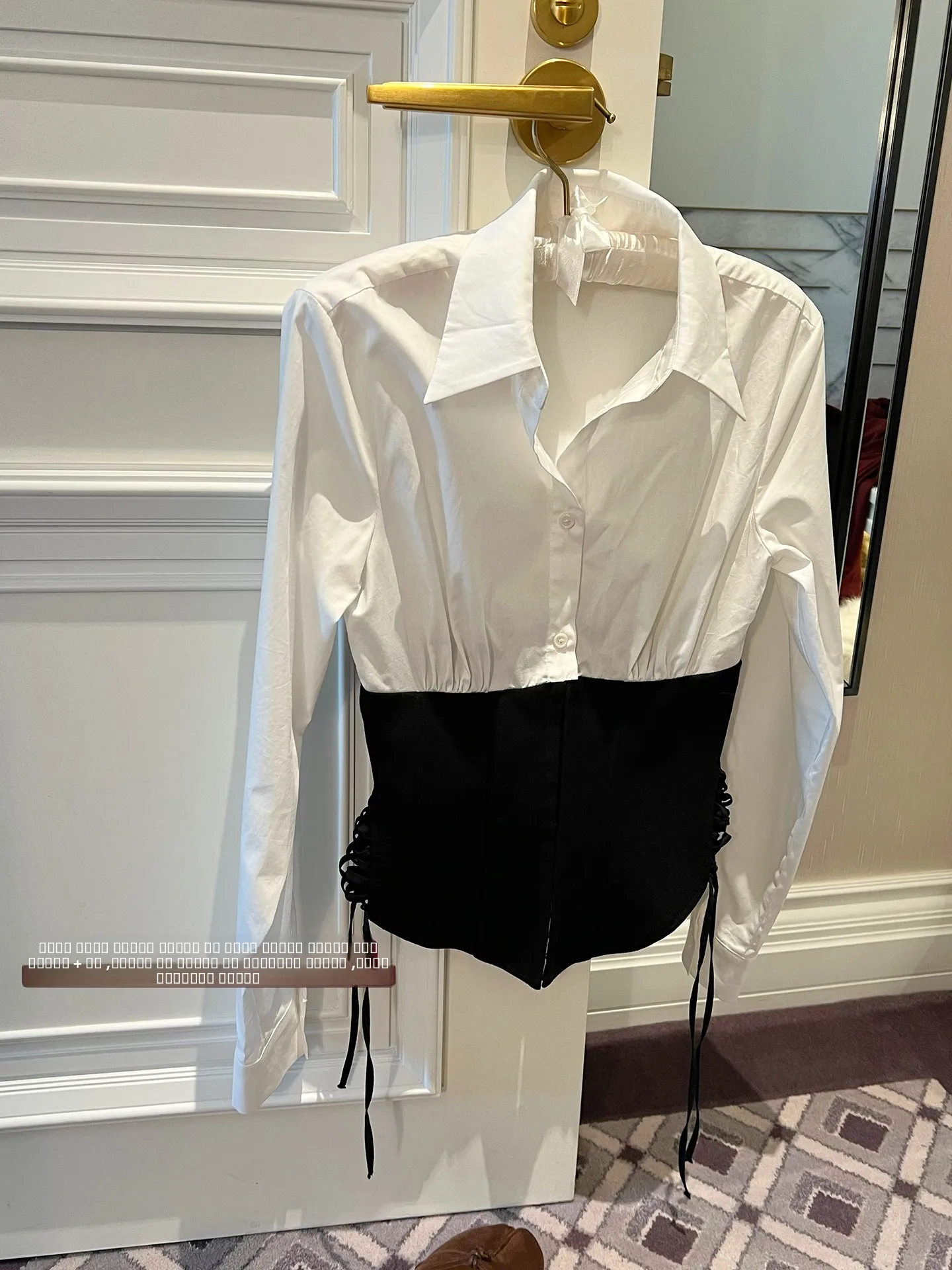 

Lienni2025 Winter High Waist Slim Fit irt And Waistcoat Top with Patchwork Skirt Two Piece Set for Women Casual Sle