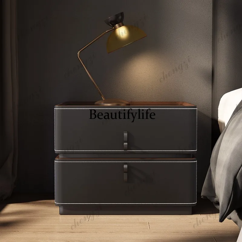 Luxury Modern Frames Bedroom Nightstands Adults Side Cabinet Design Bedside Tables Classic Minimalist Nordic