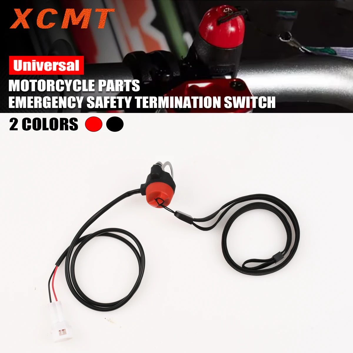 Interruptor de Segurança Magnético de Emergência para Motocicletas KTM, GAS GAS, HONDA, MONTESA, SHERCO, BATA e ATVs, com Alça de Pulso