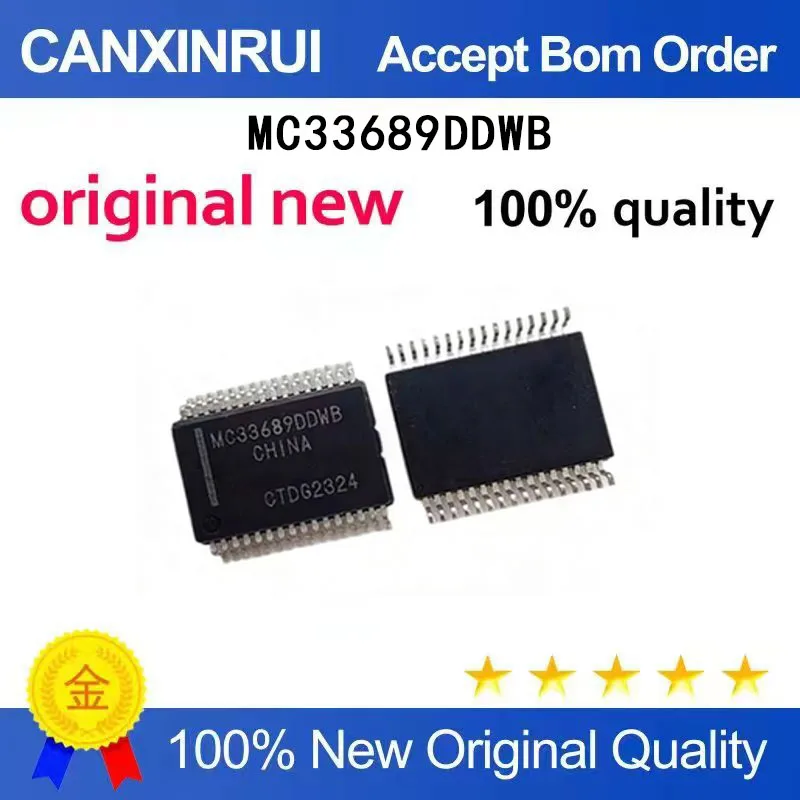 

(5-100 шт.) Совершенно новый оригинальный чип MC33689DDWB MC33689 в упаковке SSOP-32 для автомобильных компьютерных плат.