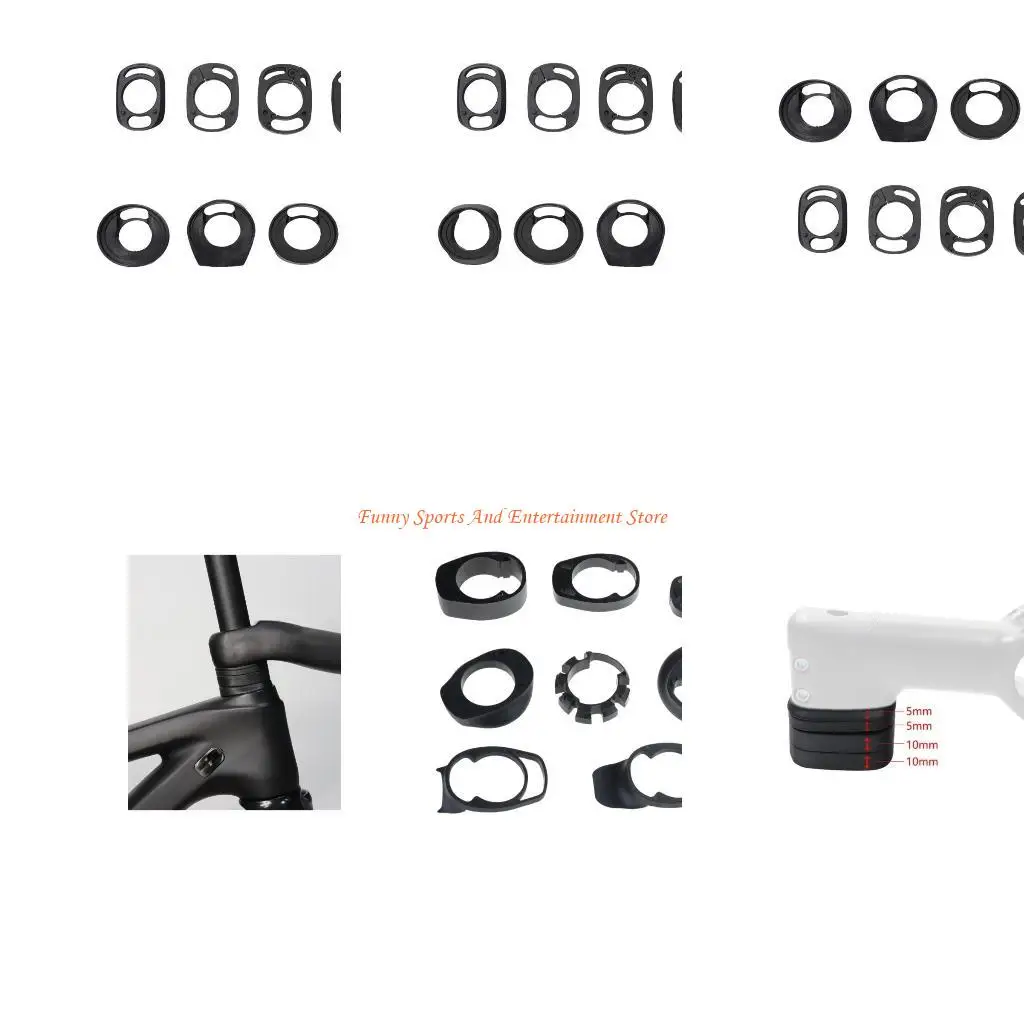 

C4DE Гарнитуры для горных велосипедов Прокладки для шайбы выноса Прокладки Велосипедные гарнитуры Проставки Проставки для трубы