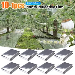 1/2/3/5/10PCS Silver Highly Reflective Mylar Films 210x130cm for Grow Tent Room Garden Greenhouse Farming Increase Plant Growth