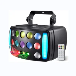 4In1 Remote control & DMX512 Disco light LED butterfly light LED butterfly laser light dj party wedding KTV bar stage light show