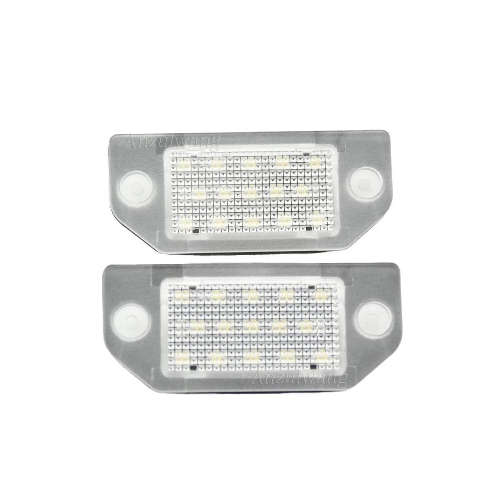 Number Plate LED Lamps For VW Passat B5 Pre-facelift 1997-2000 Built-in Canbus No Error 2PCS 12V White License Plate Lights