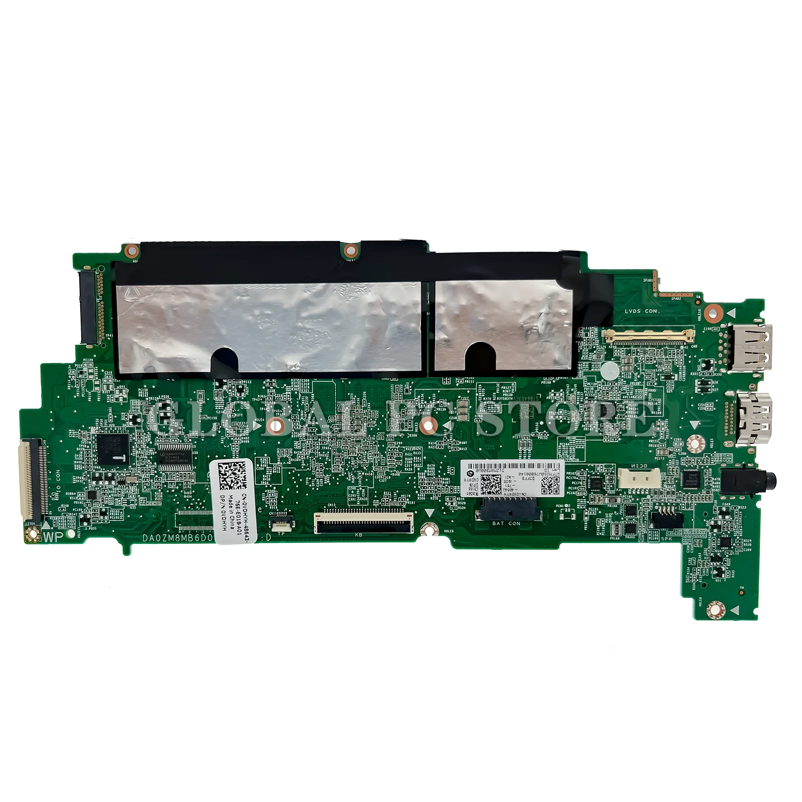 KEFU Mainboard For Dell Chromebook 11 3120 DA0ZM8MB6D0 Laptop Motherboard CPU-N2840 2GB/RAM