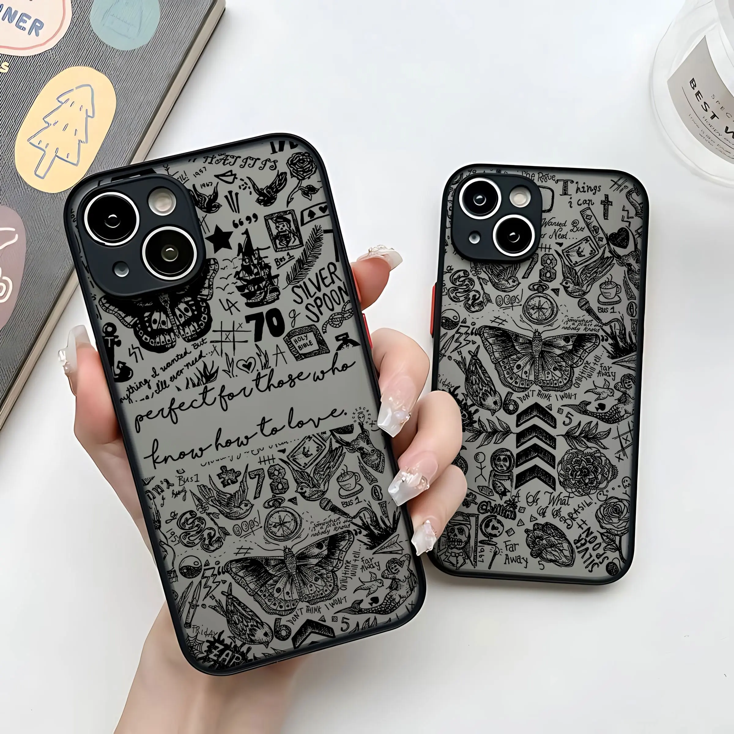 Phone Case For Xiaomi Redmi Note 14 13 12 12S 11S 10S 9T 9S 8 7 Pro Plus 4G 5G Luxury O-one D-Directions Matte Clear Back Cover - view 4