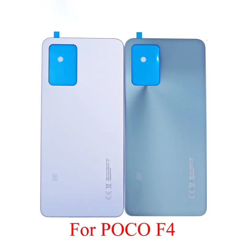 Glass Battery Cover For Xiaomi Poco F4 5G,Rear Door Housing cover with CE and Adhesive, Back Panel,