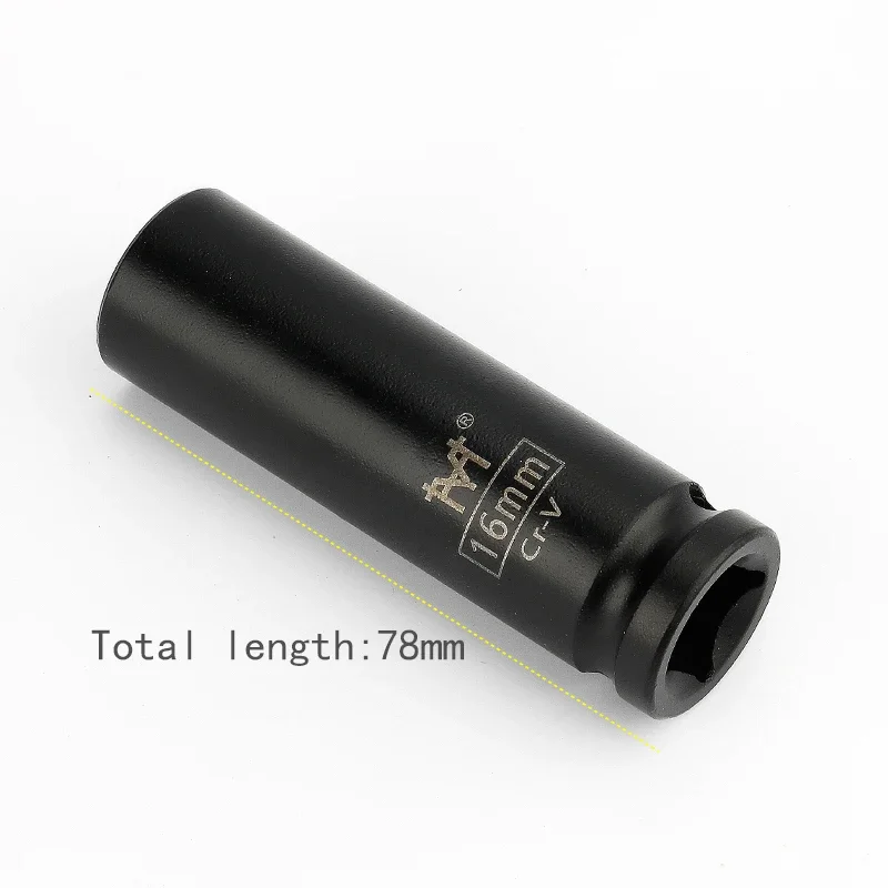 1Pcs Extended 1/2 inch Impact Socket for Air/Electric Wrench, 12.5mm Drive Heavy Duty Pneumatic Socket Set, 13mm 16mm 33mm