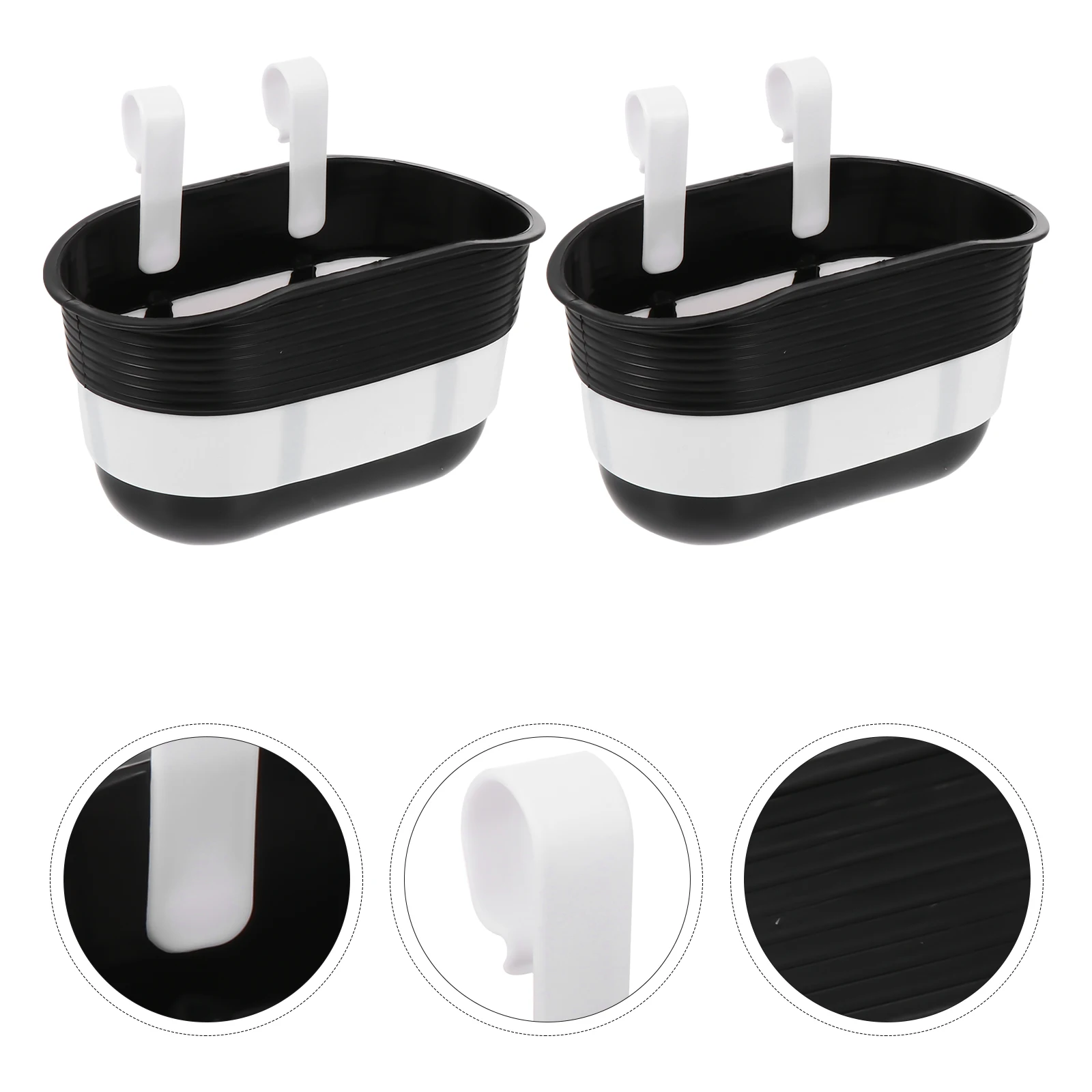 

2pcs Basket Front Handlebar Toddler Bicycle Storage Container Durable Plastic Kids Parts Scooter Basket Child Bike