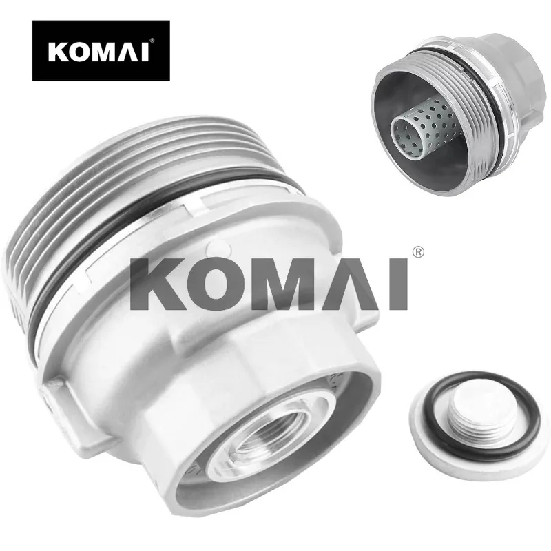 

KOMAI 15620-31060 Engine Oil Filter Housing Cap Cover for (2005–2023) Toyota Camry/Tundra/RAV4/4Runner/Tacoma/Highlander/Sienna