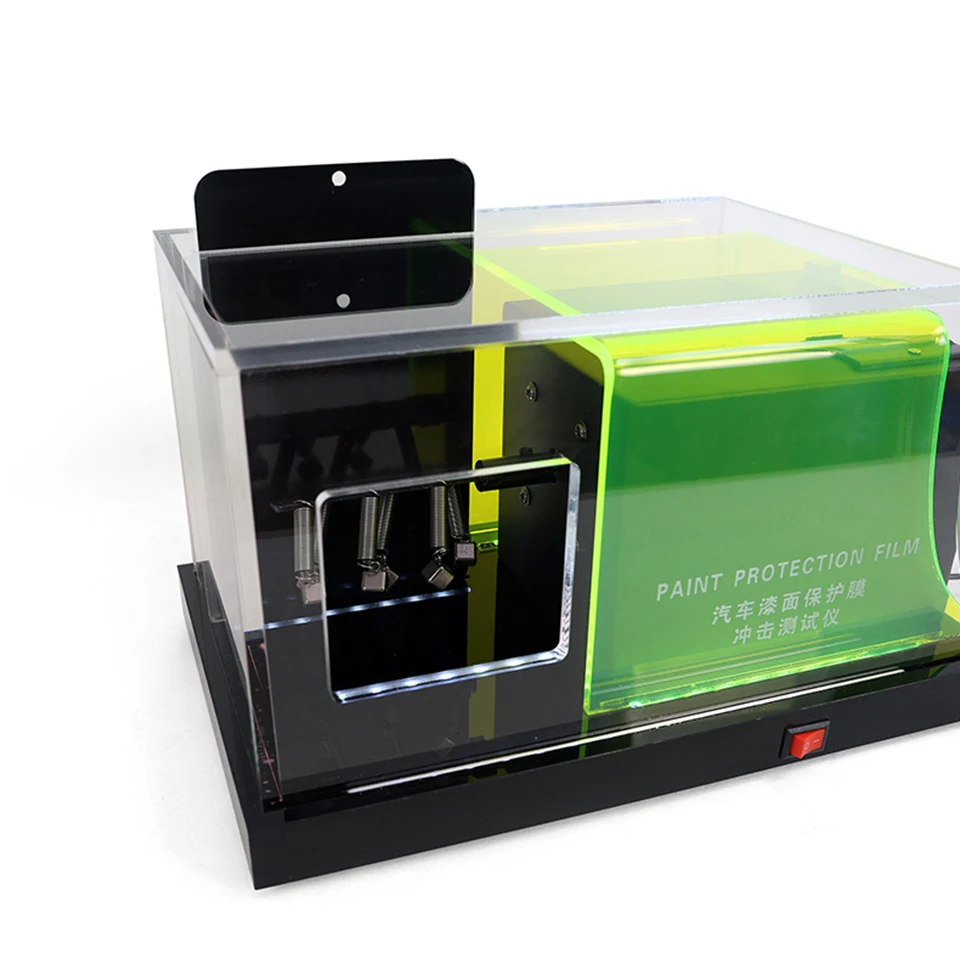 Professional PPF Gravelometer Testing Machine,Car Paint Protection Film Tester for Abrasion,Self Healing Performance Demo MO-620