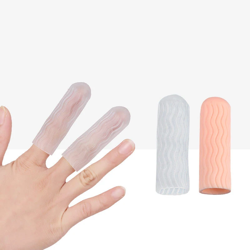 Silicone Finger Protector Thumb Guard Protective Finger Separator Sleeve Wrist Joint Strain Sprain Aluminum Plate Foot Care