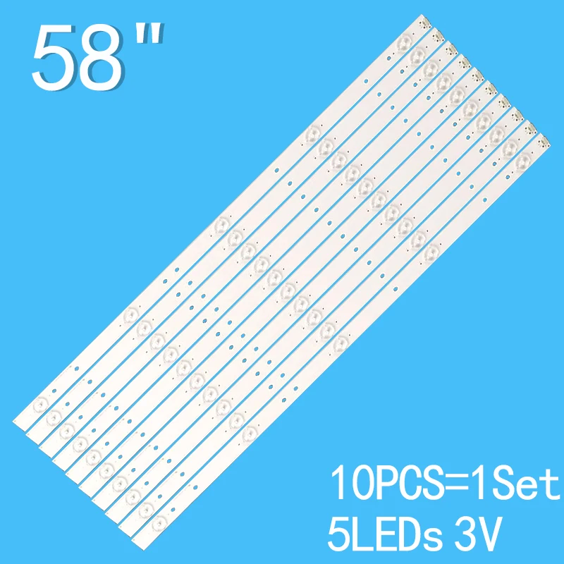 Led Backlight Strip Voor Svh580a01_5led_rev06_20150410 Led58ec320a LCD-60UE20A Led58k3100a Ledn58k 220P Led58k30oud