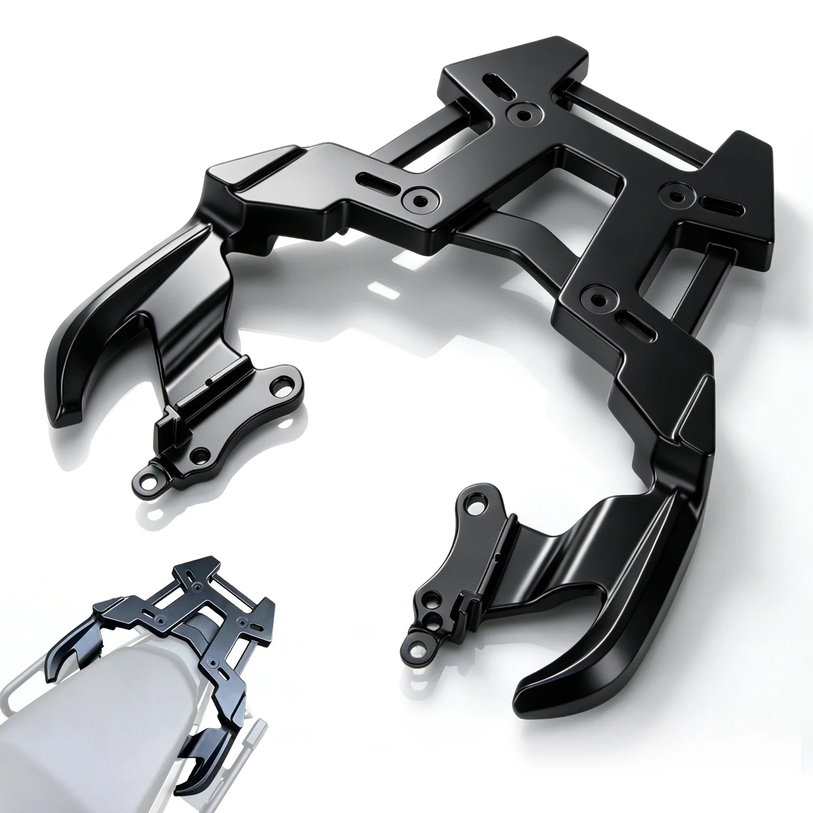Motorcycle Rear Luggage Rack for NX500 NX400 CB500X CB400X Cargo Carrier Board | Rustproof Aluminum Alloy Rack