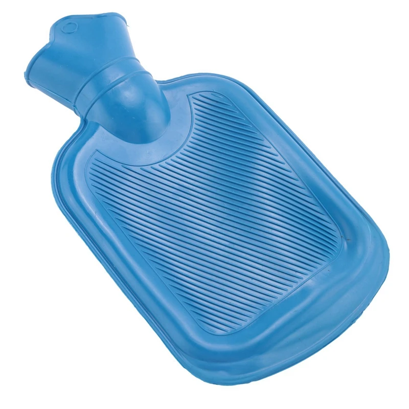 Thick Hot Water Bag Rubber Winter Warm Hot Water Bag Hand Warmer Girls Pocket Hand Feet Warm Water Bottle, 2 Pack 500ML