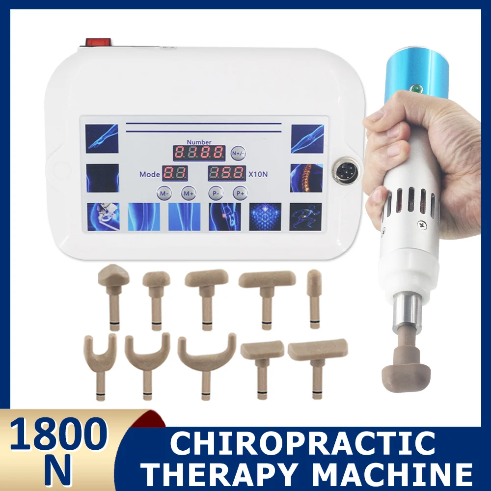 Chiropractic Correction Massager Spinal Adjustment Tool 1800N Electric Chiropractic Therapy Machine Physical Therapy Relax