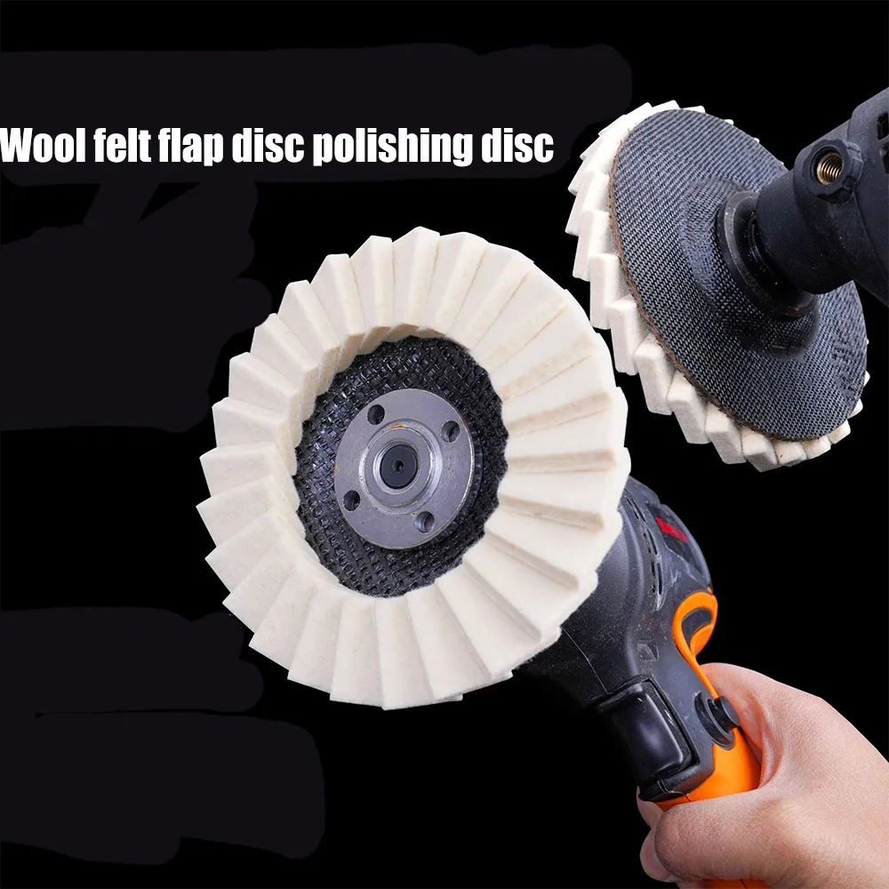 Набор полировальных суставов для полировки металла, шерстяной фетровый клапан, полировальный диск или воск для алюминия, ювелирных изделий из нержавеющей стали